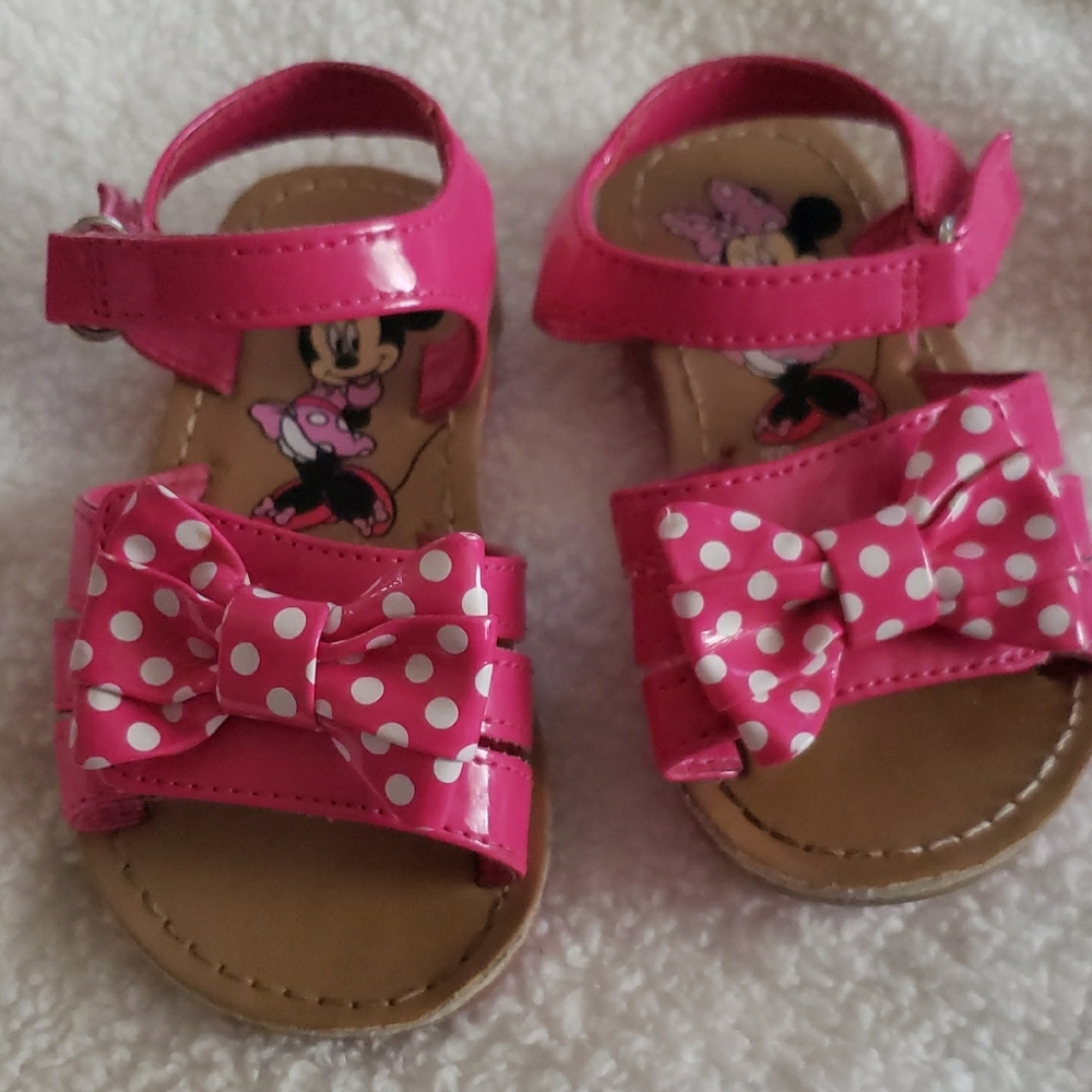 Pink Polka Dot Kids Sandals